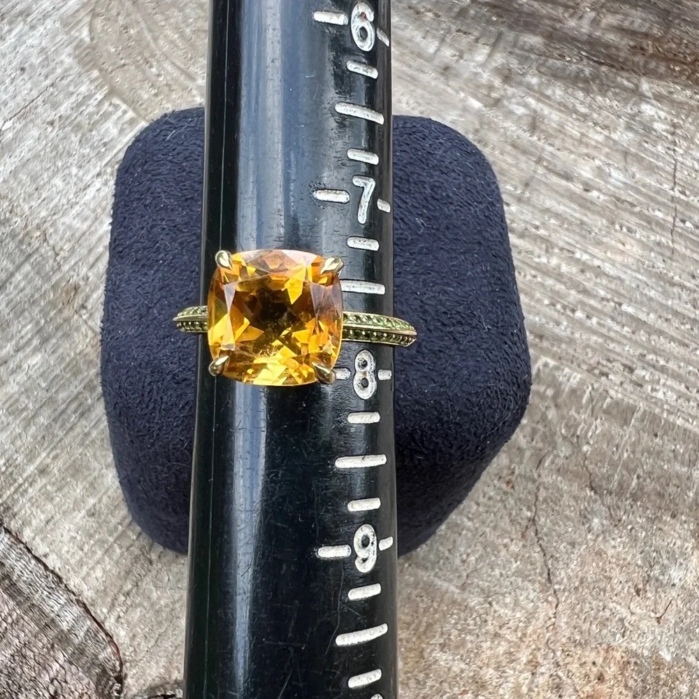 Citrine and Tsavorite!